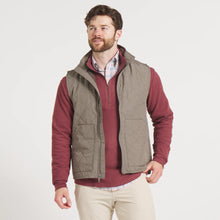 Load image into Gallery viewer, Southern Marsh Bryson Ripstop Stone Brown Quilted Vest