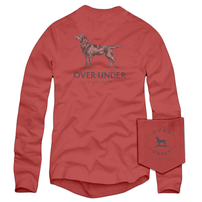 Over Under Sketched Logo LS T-shirt