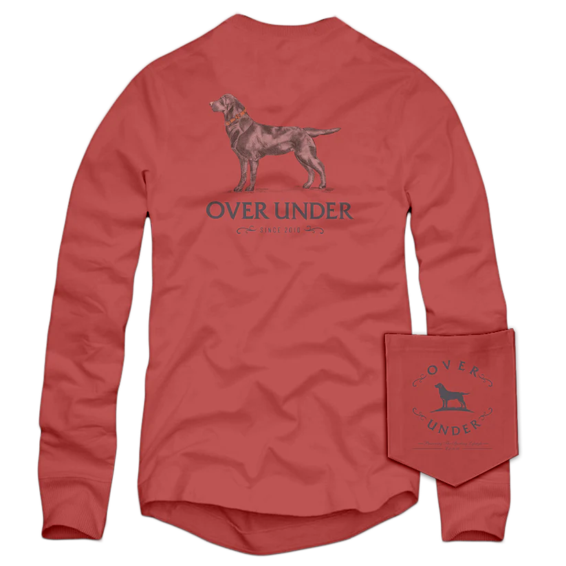 Over Under Sketched Logo LS T-shirt