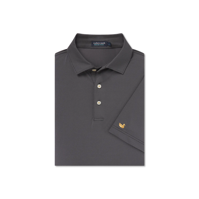 Southern Marsh Varsity Performance Polo Black/Gold