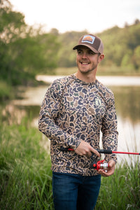 Local Boy LCF Printed Performance Shirt Old School Camo