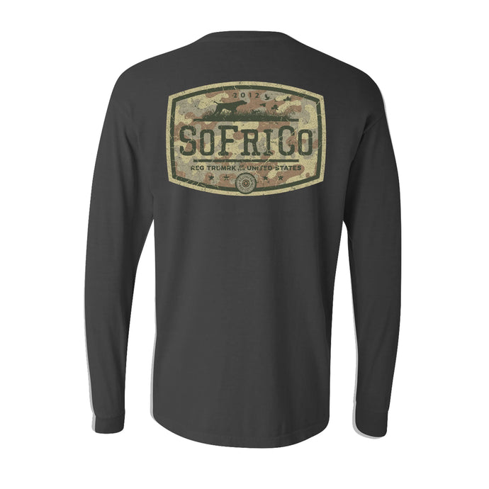 Southern Fried Cotton Camo Hunt Club LS Tee