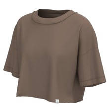 Load image into Gallery viewer, Local Girl Boxy Crop SS Tee in Coco