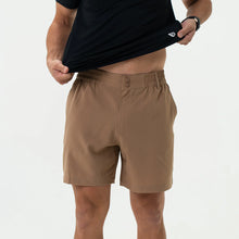Load image into Gallery viewer, Burlebo 7" Everyday Shorts in Desert Tan with Flying Ducks Pocket