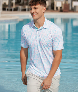 Southern Shirt Men's Island Oasis Printed Polo