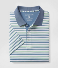 Load image into Gallery viewer, Southern Shirt Co. Men&#39;s Somerset Stripe Polo Off Course