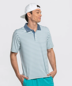 Southern Shirt Co. Men's Somerset Stripe Polo Off Course