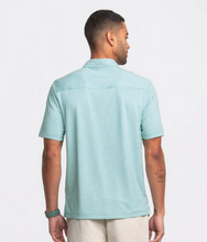 Load image into Gallery viewer, Southern Shirt Heather Madison Stripe Polo Fairway Green