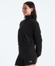 Load image into Gallery viewer, The North Face Women&#39;s Better Terry 1/2 Zip Pullover in TNF Black