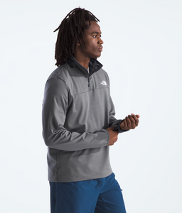 The North Face Men's Cedar Trail 1/4 Zip Pullover in Smoked Pearl