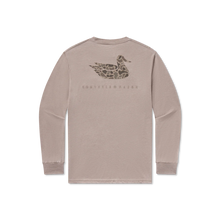 Load image into Gallery viewer, Southern Marsh Seawash Retro Duck Originals LS Tee in Burnt Taupe