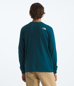 The North Face Men’s Varsity LS Tee in Midnight Petrol