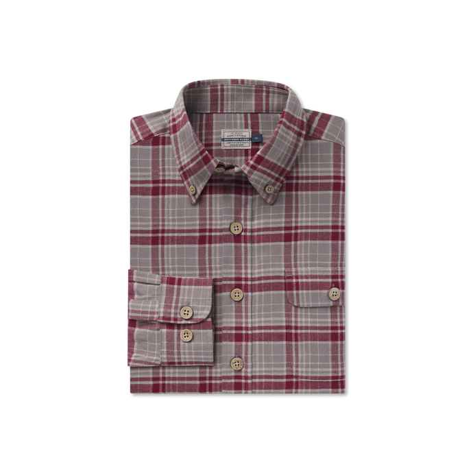 Southern Marsh DeWitt Plaid Flannel Button Down