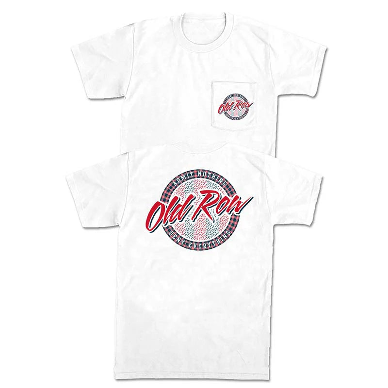 Old Row Holiday Circle Logo SS Pocket Tee