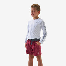 Load image into Gallery viewer, Burlebo Youth Athletic Shorts in Heather Cardinal