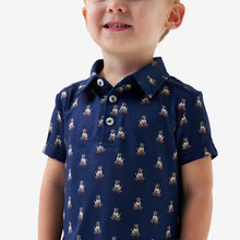 Load image into Gallery viewer, Burlebo Youth Performance Polo in Skate Dog