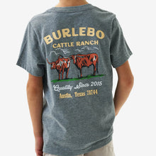 Load image into Gallery viewer, Burlebo Youth Cattle Ranch SS Tee
