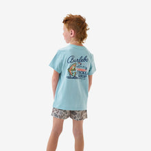 Load image into Gallery viewer, Burlebo Youth Tackle Shop SS Tee in Sky Blue