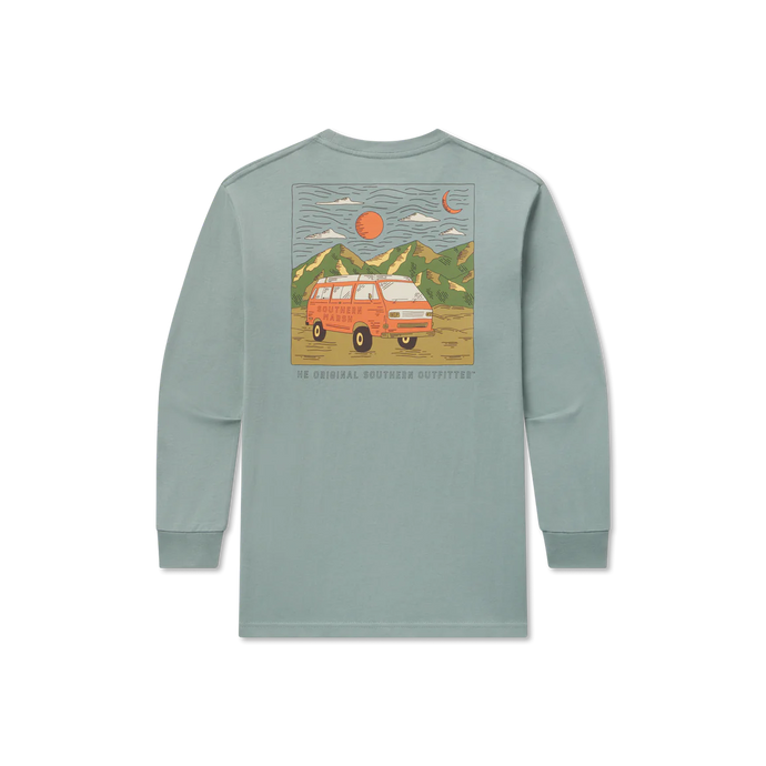 Southern Marsh Youth Good Vibes Van LS Tee