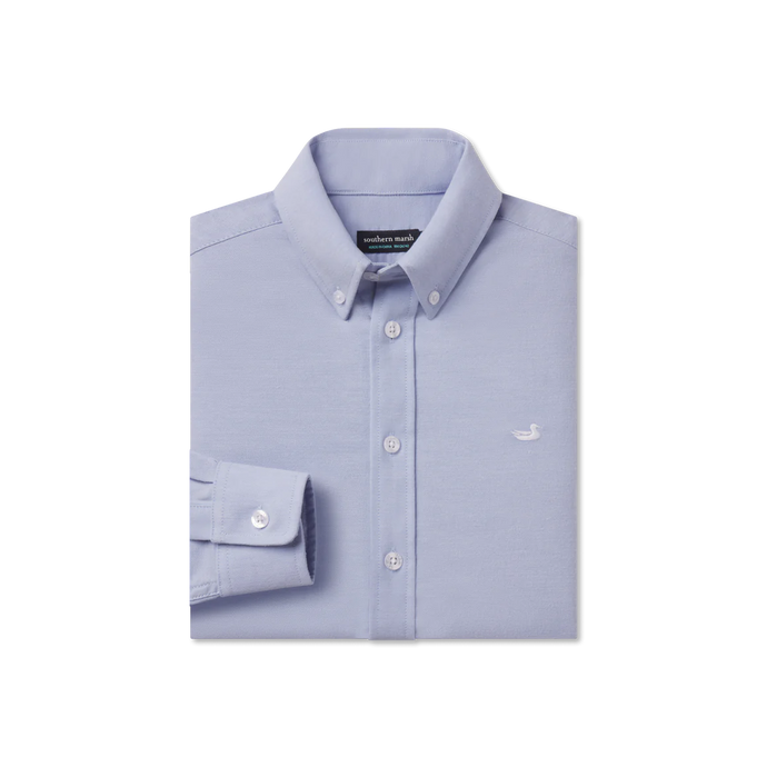 Southern Marsh Youth Classic Oxford Dress Shirt Light Blue