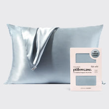 Load image into Gallery viewer, Kitsch Standard Satin Pillowcase Haze Blue