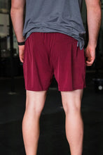 Load image into Gallery viewer, Burlebo Maroon Athletic Shorts White Camo Liner