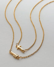 Load image into Gallery viewer, Bryan Anthonys Soul Sisters Best Friend Arrow Necklaces Gold