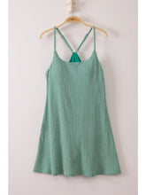 Load image into Gallery viewer, Should've Anyways Textured Knit Tennis Dress in Kelly Green