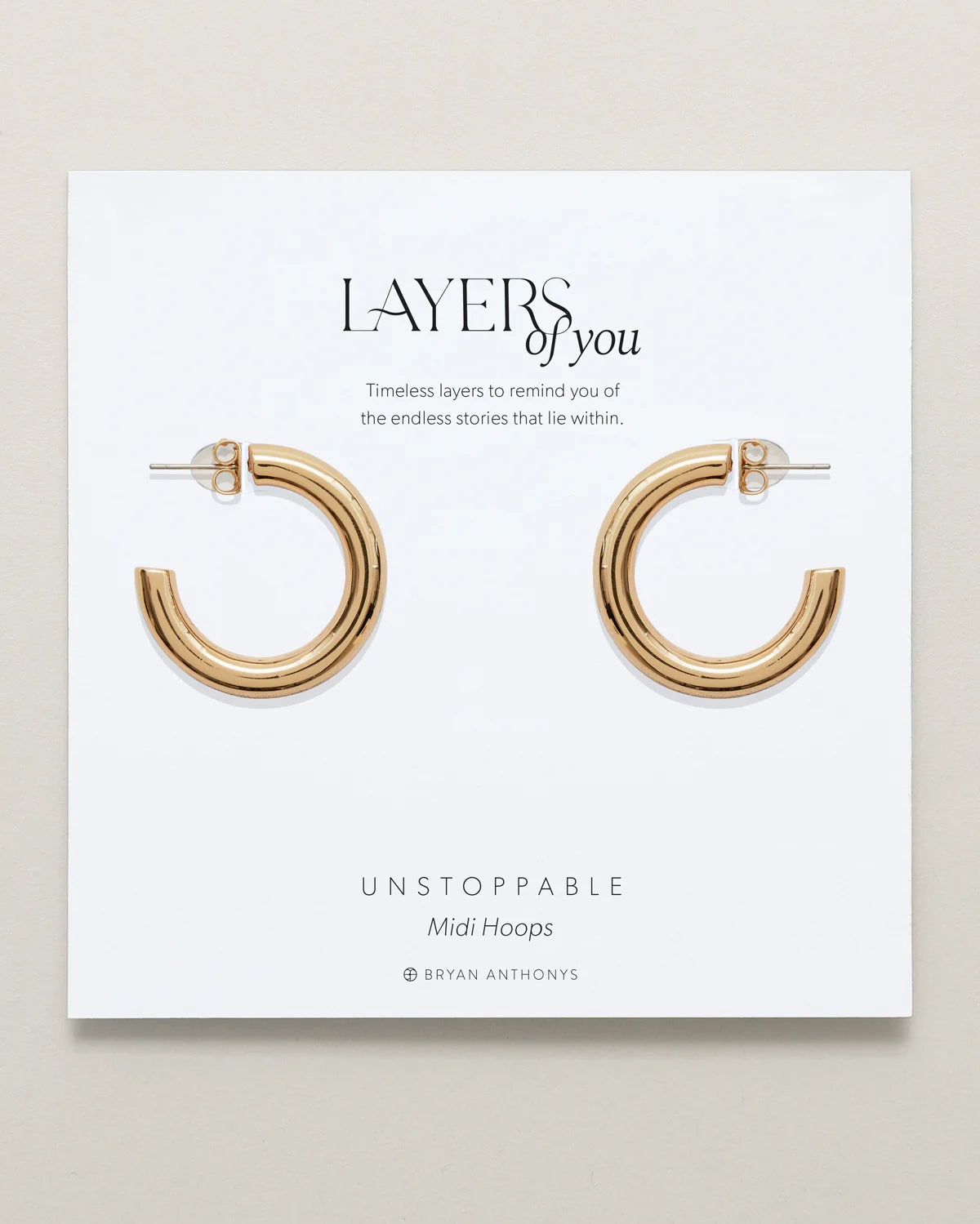 Bryan Anthonys Unstoppable Midi Hoop Earrings