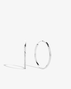 Simplicity Dainty Hoop Earrings Silver