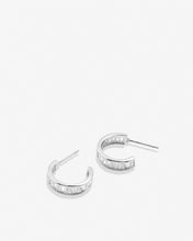 Load image into Gallery viewer, Bryan Anthonys Mom Baguette Mini Hoop Earrings