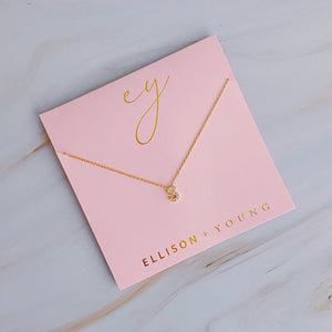 Understated Beauty Gold Initial Necklace