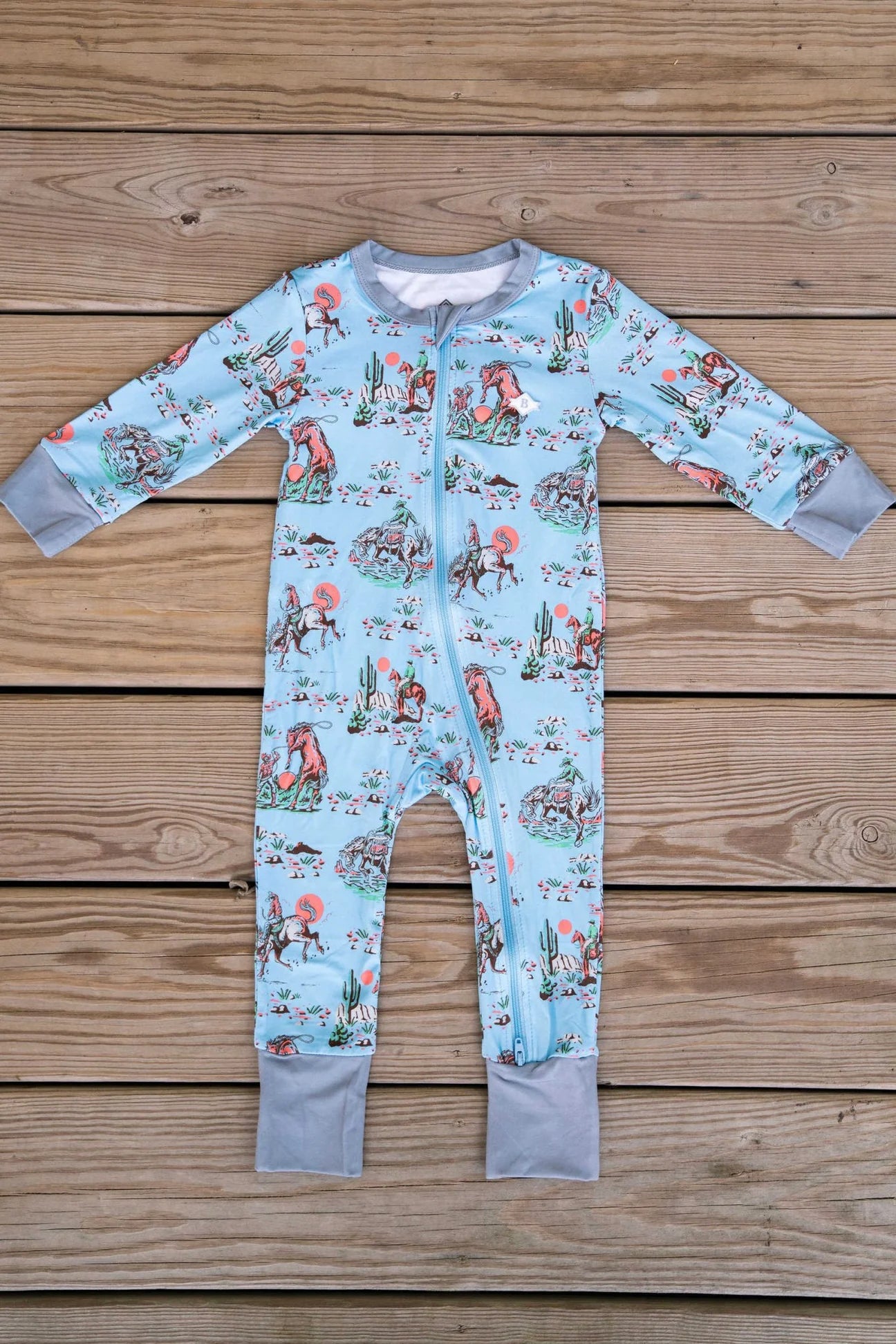 Burlebo Cowboy Up Baby Zip Up