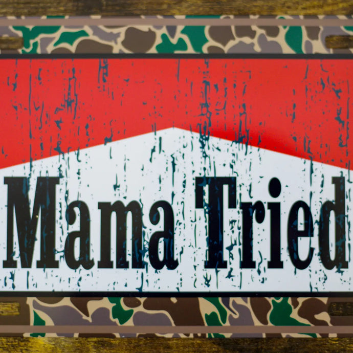 Scent South Mama Tried Car Tag