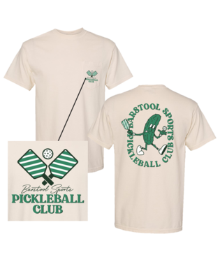 Barstool Sports Pickleball Club SS Pocket Tee