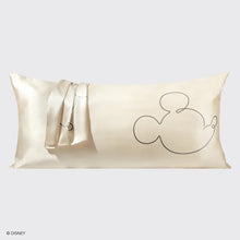 Load image into Gallery viewer, Kitsch &amp; Mickey and Minnie Mr. Mouse King Satin Pillowcase