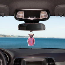 Load image into Gallery viewer, Pug in Hawaii Car Freshie Jasmine