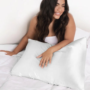 Kitsch Ivory Satin Pillowcase King