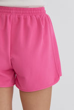 Load image into Gallery viewer, Putting Sugar on Me Ribbed Shorts Hot Pink