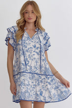 Load image into Gallery viewer, Always Forever Ruffle Sleeve Floral Dress