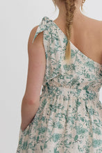 Load image into Gallery viewer, Nothing But Love One Shoulder Midi Dress Green