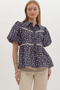 All My Love Floral Blouse