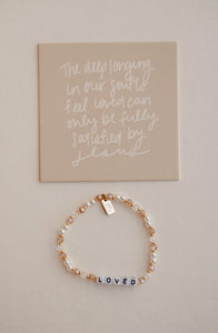 Dear Heart Loved Bracelet