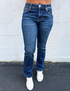 Wait Until The Weekend High Rise Straight Jeans