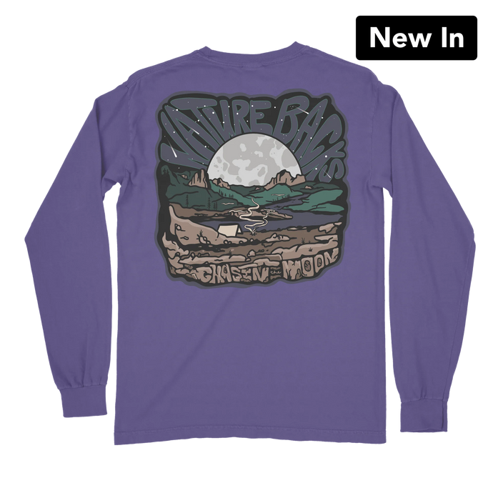 Nature Backs Chasing the Moon LS Tee