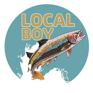 Local Boy Rainbow Trout Decal