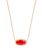 Load image into Gallery viewer, Kendra Scott Elisa Gold Necklace in Red Illusion