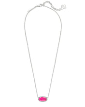 Load image into Gallery viewer, Kendra Scott Elisa Silver Necklace in Red Illusion