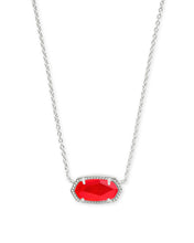 Load image into Gallery viewer, Kendra Scott Elisa Silver Necklace in Red Illusion