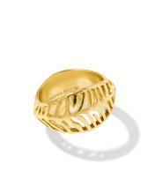 Load image into Gallery viewer, Kendra Scott TGR STRP Mikki Band Ring in Gold Metal